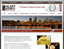 Tablet Screenshot of alertsecurityap.com